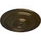 Ekena Millwork Small Classic Ceiling Medallion (Fits Canopies up to 10"), Hand-Painted Brass, 40 1/4"OD x 3 1/8"P CM40CLBRS - alternate 4